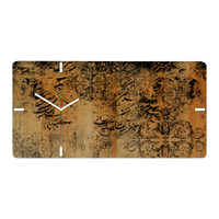 ساعت دیواری چوبی گالری چارگوش مدل RC34 مستطیل