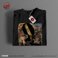 تیشرت تا هنری ایرانی با طرح عجم زنده کردم بدین پارسی برند چام 22303