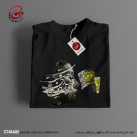 تیشرت هنری تا ایرانی با شعر عقل را دیوانه کردی عاقبت برند چام 22311