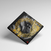 تابلو چهره و خط با شعر حافظ بر آن چشمِ سیه صد آفرین باد از گالری چارگوش مدل 2930