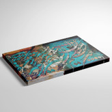 تابلو خوشنویسی نقاشی خاص با شعر چون ز نسیم زلف یار ایرانی گالری چارگوش مدل 5555