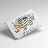 تابلو شعر حافظ عشق تو نهال حیرت آمد، دروازهای به سوی نور اثر گالری چارگوش مدل 2310