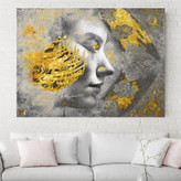 تابلو بوم نقاشیخط هنری مدرن ایرانی گالری چارگوش مدل 5527