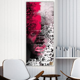 تابلوی چهرهای در میان رنگ و قلم،در آستانهٔ عشق و ابدیت؛ پرترهای از فنای در معشوق