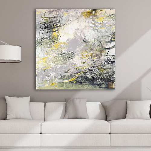 تابلو نقاشی خط من مست می عشقم هشیار نخواهم شد شعر عراقی اثر گالری چارگوش مدل 7543.1