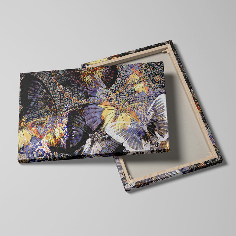 نقاشی ایرانی پروانگی در سقف آرزوهای قدیمی اثر گالری چارگوش مدل 2948