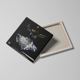 تابلو بوم نقاشیخط هنری طرح سمازن از گالری چارگوش مدل 2871