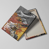 نقاشی خط هیچ مجسم از کلام تا تجسم حافظ هیچ و حکمت حافظ از هیچ تا هیچ اثر گالری چارگوش مدل 2943