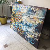 تابلو بوم نقاشیخط صدایِ سخنِ عشق