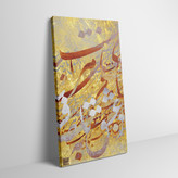 Saadi's calligraphy painting: From love to patience is a thousand miles away, Chargoosh Gallery, model 2587
