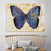 تابلو بوم پروانگی در آسمان کاخ آریایی طرحی از خاطره بر آسمان اثر گالری چارگوش مدل 8117