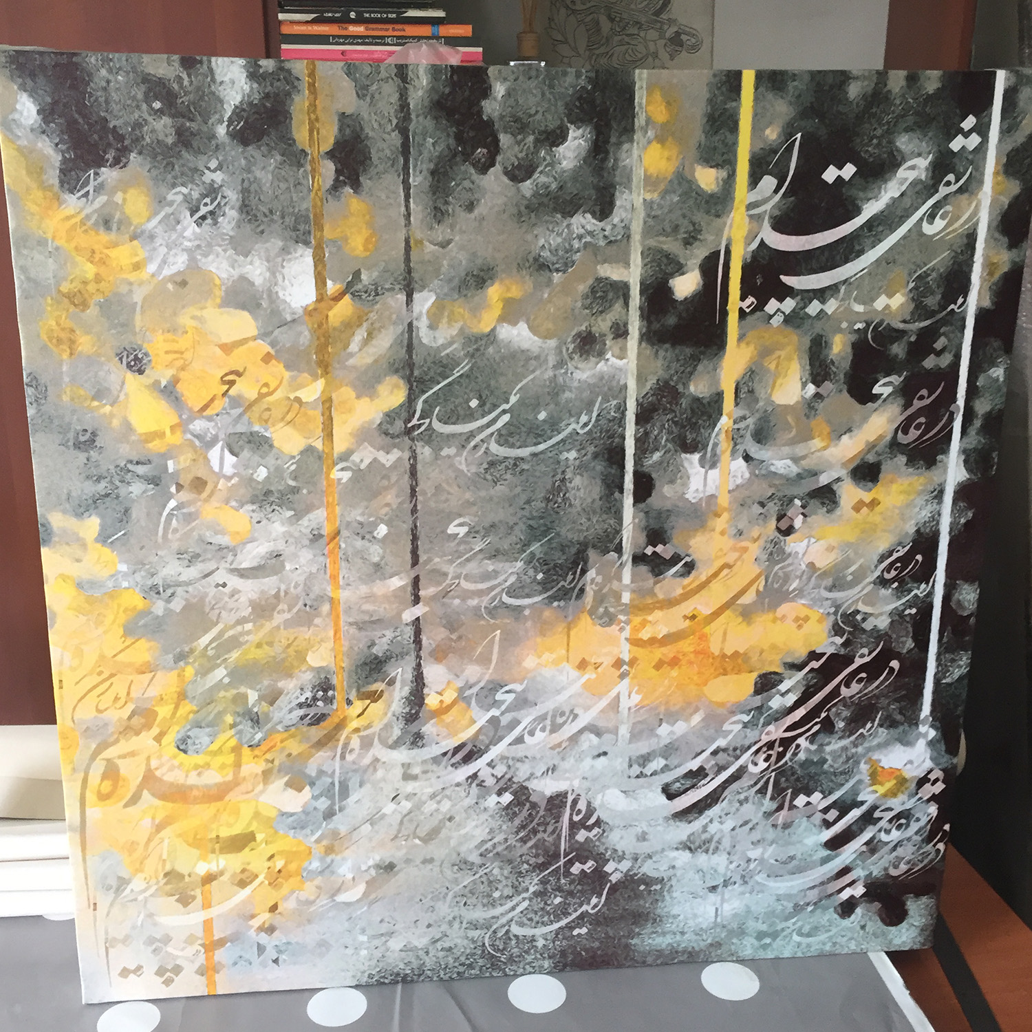 chargosh art gallery persian modern calligraphy painting code 7569.1