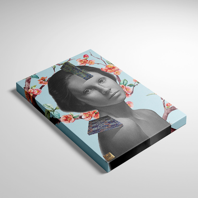 سه بعدی پرترهیِ «بانویِ میراث و بهار» تجسمِ مدرن اصالت پارسی اثر گالری چارگوش مدل 4523