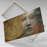 تابلو بوم نقاشیخط هنری مدرن ایرانی گالری چارگوش مدل 5564