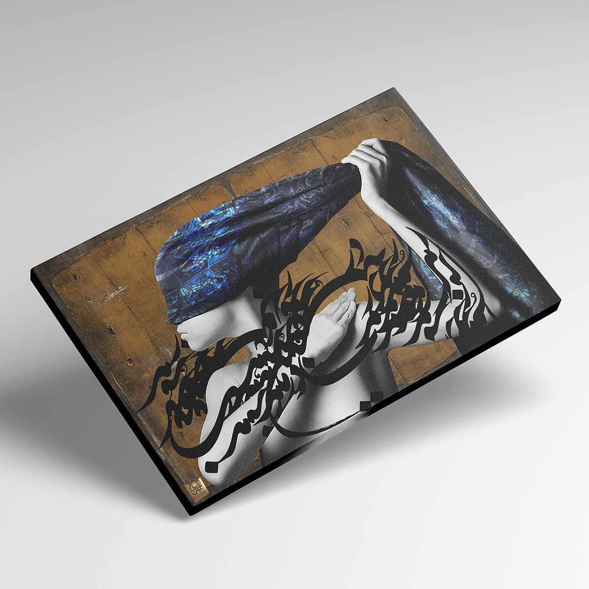 chargosh art gallery persian modern calligraphy painting code 2222