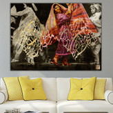 تابلو بوم نقاشیخط هنری مدرن ایرانی گالری چارگوش مدل 2749