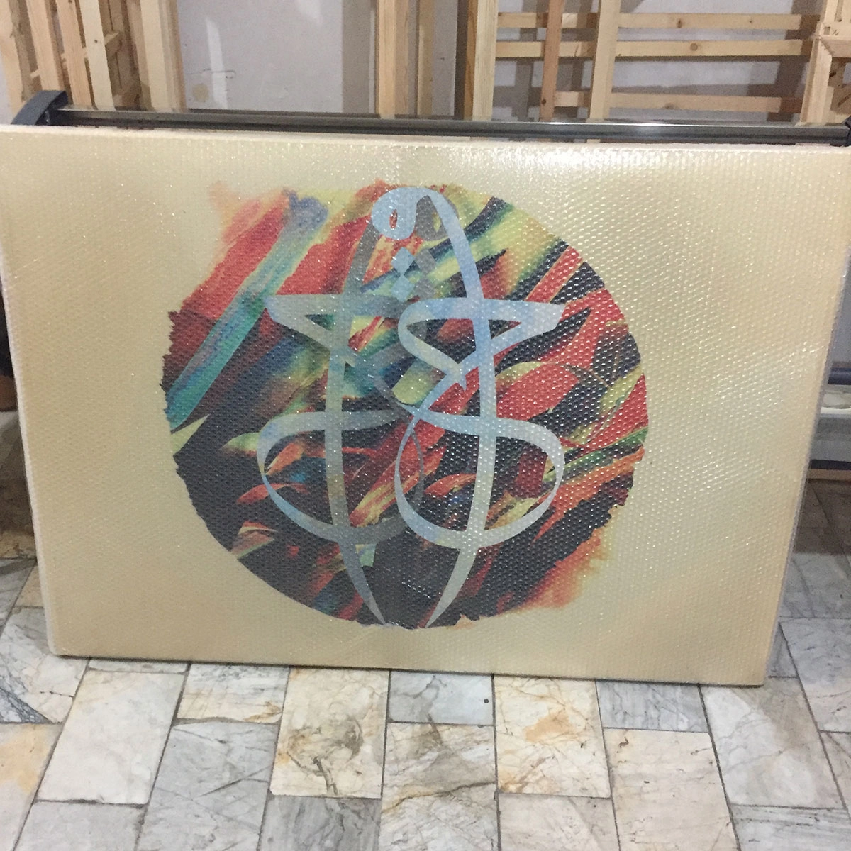 chargosh art gallery persian modern calligraphy painting code 2840