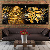 تابلو بوم نقاشیخط هنری مدرن ایرانی گالری چارگوش مدل 2976