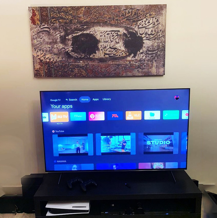 Painting "The Embrace of a Refugee", Liberation from Self in the Sea of Meaning, by Chargoosh Gallery, Model 5530