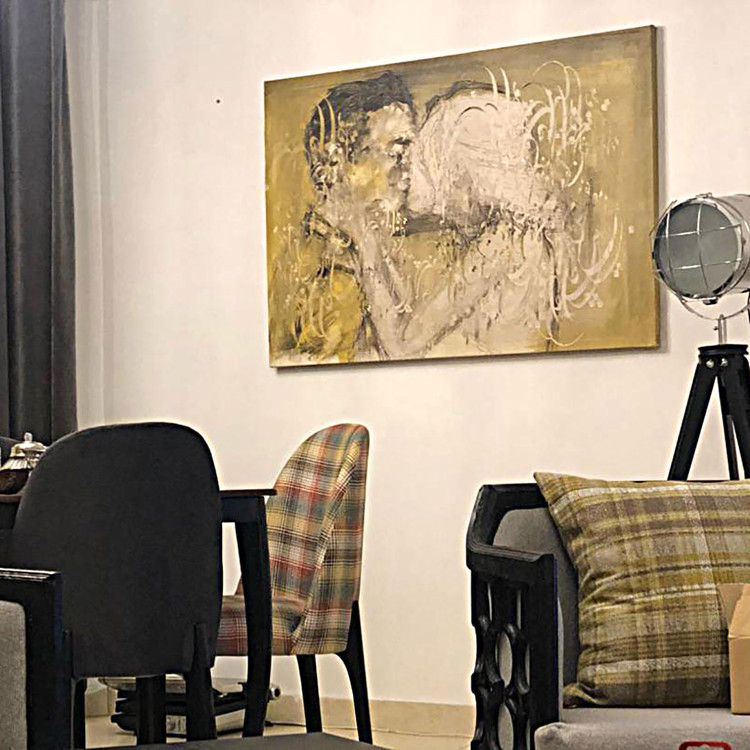 chargosh art gallery persian modern calligraphy painting code 5586