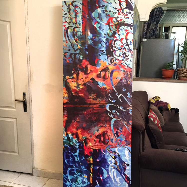 تابلو دو سوی فطرت؛ تجسم "تنگنای شوق" سعدی در هنر مدرن | چارگوش ایستاده