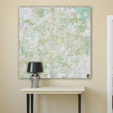 تابلو بوم نقاشیخط هنری مدرن ایرانی گالری چارگوش مدل 5428