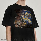 تیشرت مدرن مردانه نقاشیخط مولانا طرح هنری خیال رویت برند چام 2783
