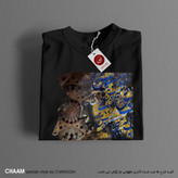 CHAAM persian design black tshirt by chargosh dream of her face design 2783