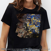 تیشرت مدرن زنانه نقاشیخط مولانا طرح هنری خیال رویت برند چام 2783