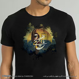 تیشرت خاص مردانه یقه گرد هنری طرح الهی! همه تو برند چام از گالری چارگوش 2834
