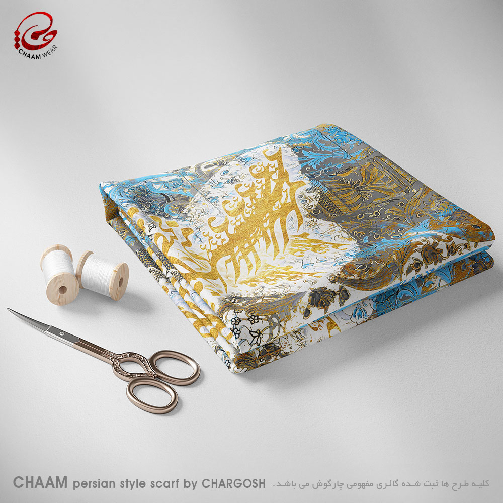 CHAAM persian artistic scarves story of your hair by chargosh art gallery 1103