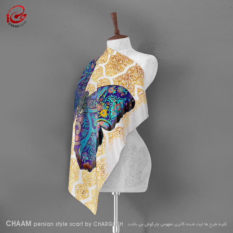 CHAAM persian artistic scarves rumi butterfly design by chargosh art gallery 2214