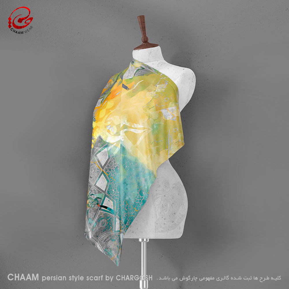 CHAAM persian artistic scarves O love, all excuses are from you by chargosh art gallery 2215