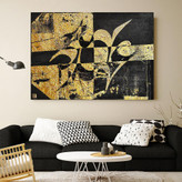 تابلو نقاشیخط نقش عهد انعکاس حکمت حافظ در هندسه زرین هستی از گالری چارگوش مدل 2873