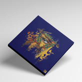 تابلو بوم نقاشیخط هنری مدرن ایرانی گالری چارگوش مدل 2781.2