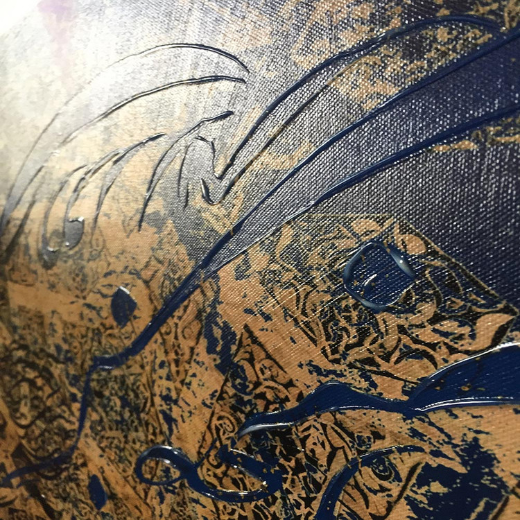 chargosh art gallery persian modern calligraphy painting code 7537.2