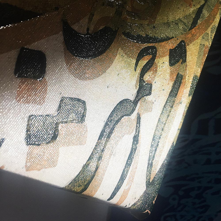 chargosh art gallery persian modern calligraphy painting code 8129