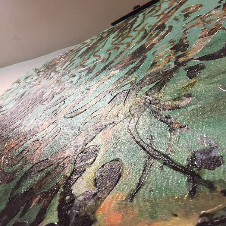 chargosh art gallery persian modern calligraphy painting code 7327.1