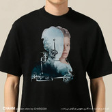 تیشرت یقه گرد مردانه با شعر غرق تمنای توام موجی ز دریای توام برند چام از گالری چارگوش 2911 کپی