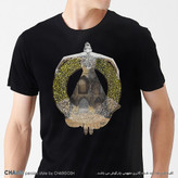 تیشرت مردانه یقه گرد با شعر قطره تویی بحر تویی مولانا برند چام از گالری چارگوش 2927