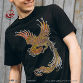 تیشرت مردانه سنتی بیسیک با طرح سیمرغ برند چام از گالری چارگوش 2994