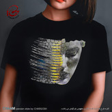 تیشرت زنانه سنتی با شعر از دل تو در دل من نکته هاست برند چام از گالری چارگوش 6631