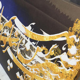 تابلو نقاشیخط مدرن با شعر ما دلشدگان خسرو شیرین پناهیم گالری چارگوش