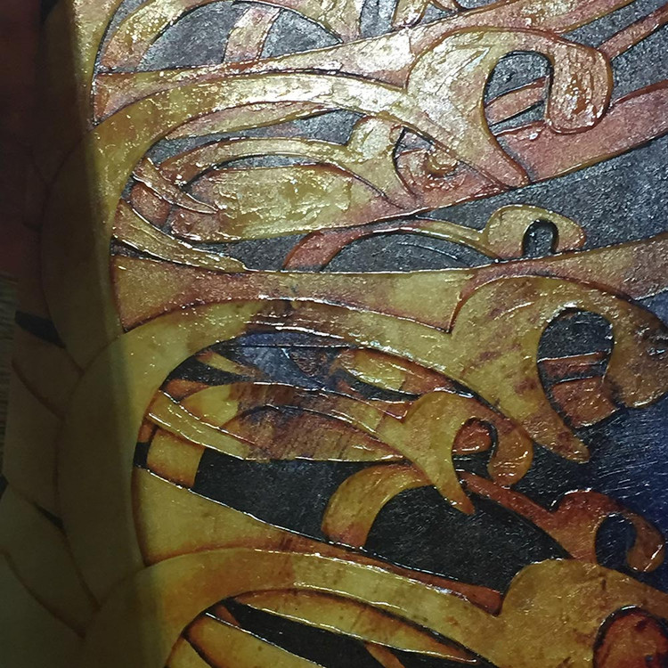 chargosh art gallery persian modern calligraphy painting code 2644