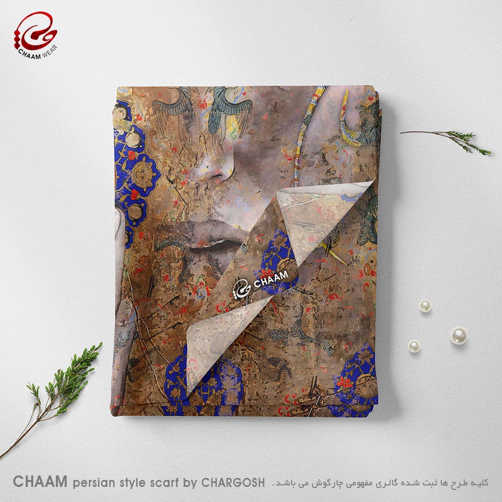 CHAAM persian artistic scarves hadis ney by chargosh art gallery 2222