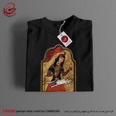 CHAAM persian tshirt The tradition of an Iranian girl with poetry design 1103