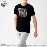 تیشرت مدرن مردانه هنری با شعر باغ و بهار من تویی بهر تو بود بود من برند چام 2774