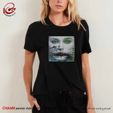 تیشرت زنانه مدرن هنری با شعر دگران روند و آیند و تو همچنان که هستی برند چام 2835