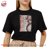 تیشرت زنانه هنری ایرانی با شعر روشنیِ طلعتِ تو ماه ندارد برند چام 6423