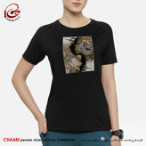 تیشرت زنانه هنری ایرانی با شعر ای یوسف خوش نام ما خوش میروی بر بام ما برند چام 7218